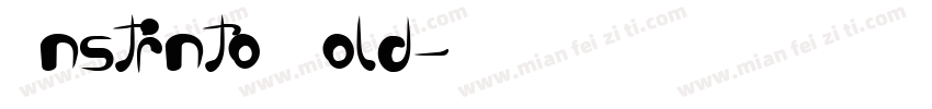 Instinto Bold字体转换